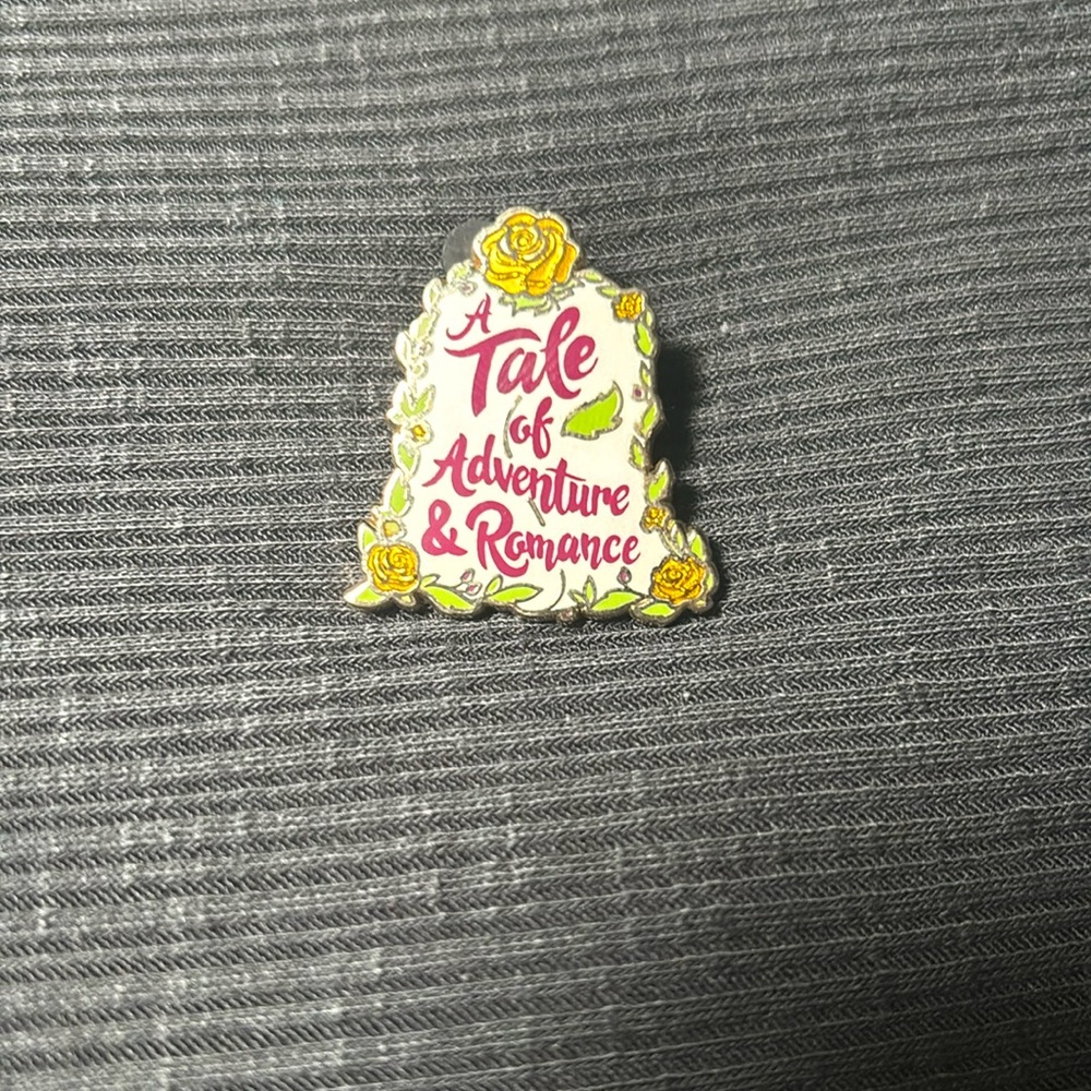 Beauty and the Beast quote Disney trading pin
